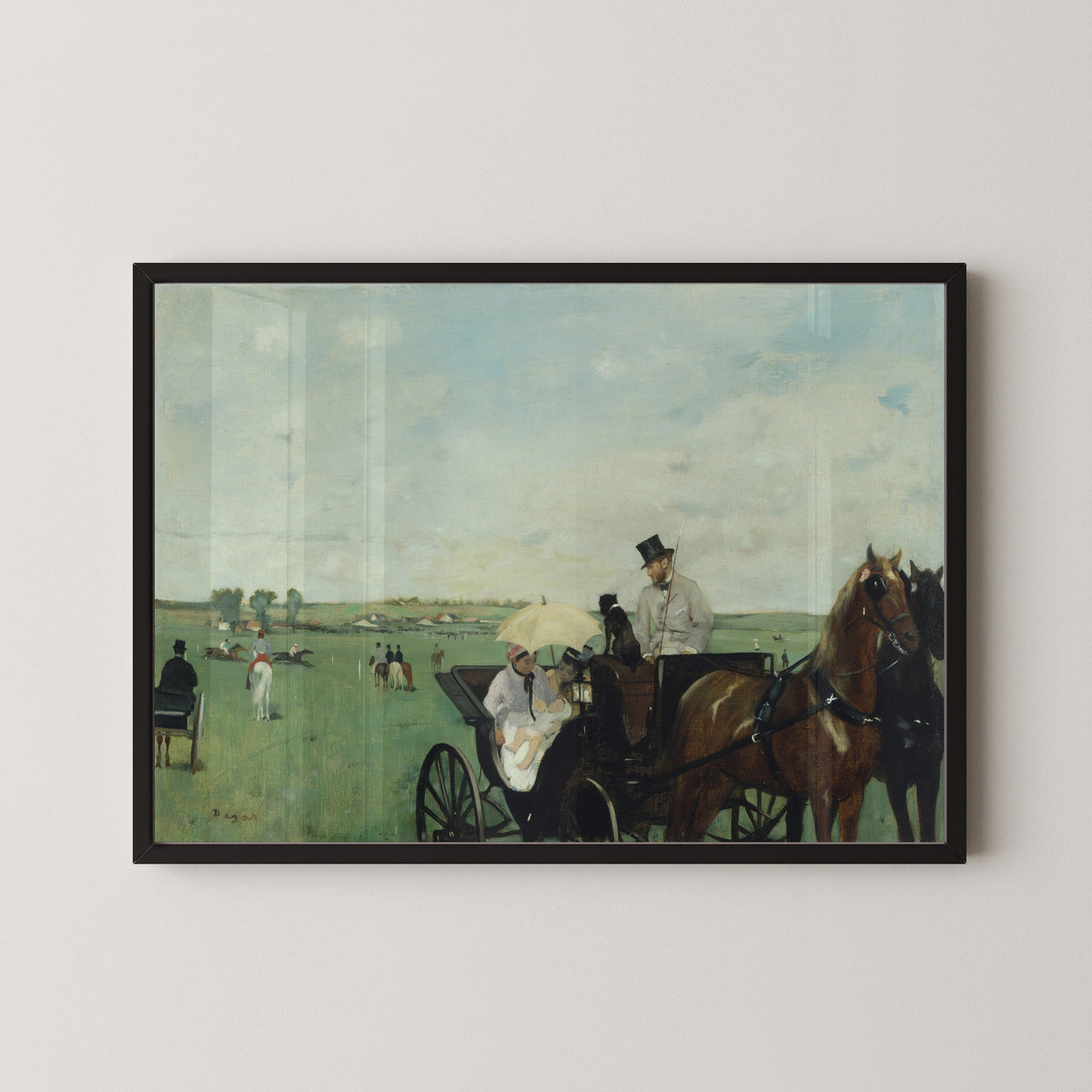 Edgar Degas — At the Races in the Countryside | Fine Art Print