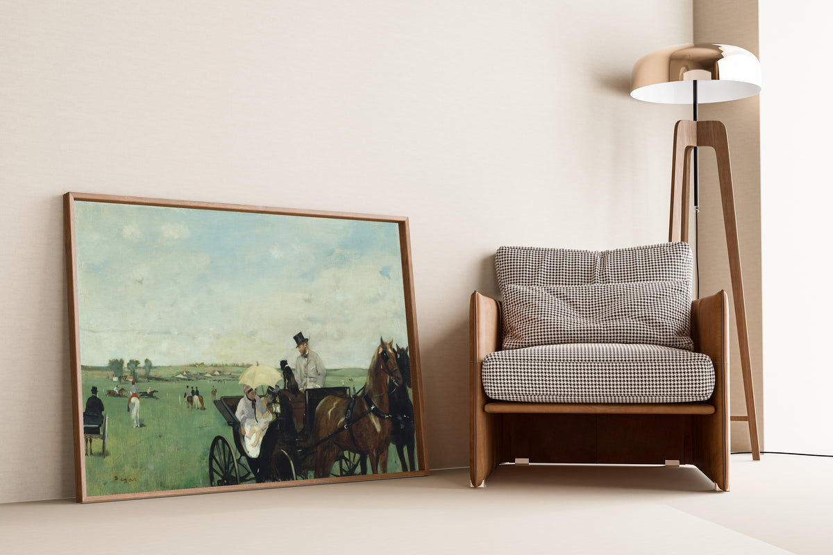 Edgar Degas — At the Races in the Countryside | Fine Art Print