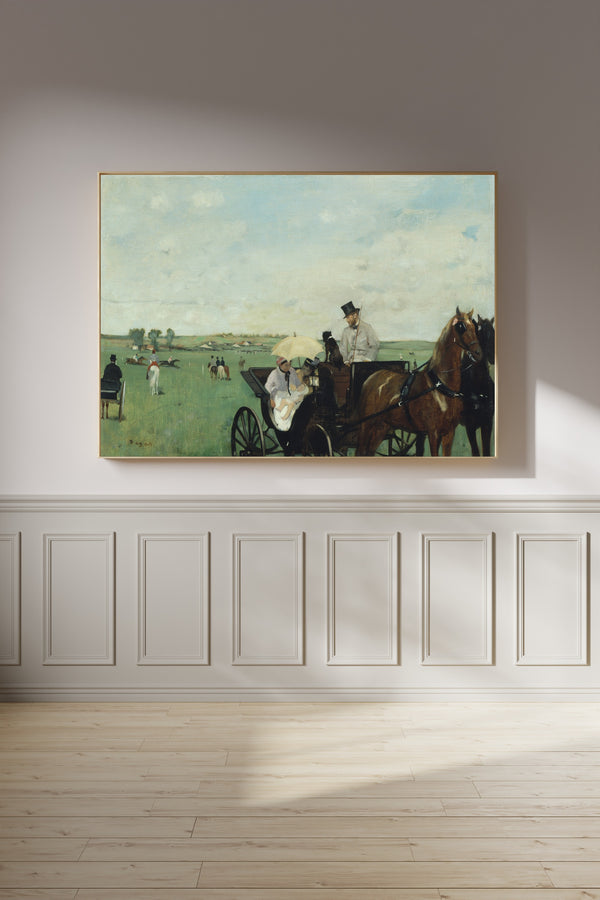 Edgar Degas — At the Races in the Countryside | Fine Art Print