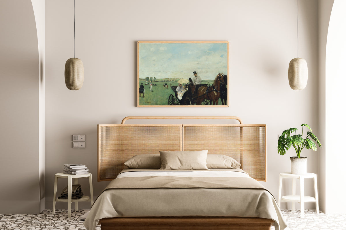 Edgar Degas — At the Races in the Countryside | Fine Art Print