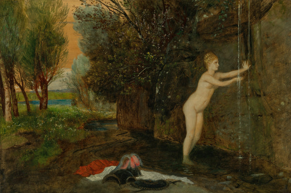 Arnold Böcklin — At the Source | Symbolist Art Print