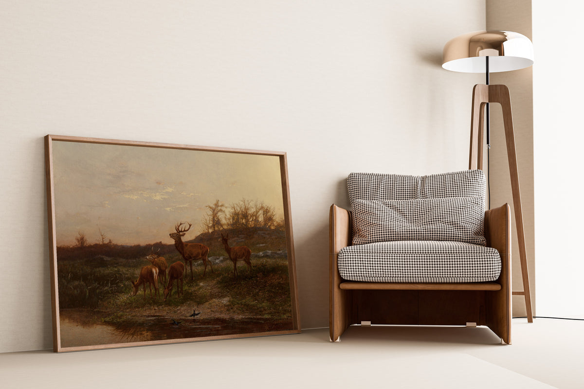 Karl Bodmer — At the Watering Hole | Fine Art Print