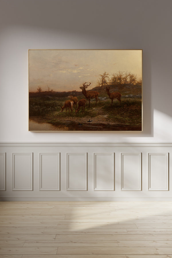 Karl Bodmer — At the Watering Hole | Fine Art Print