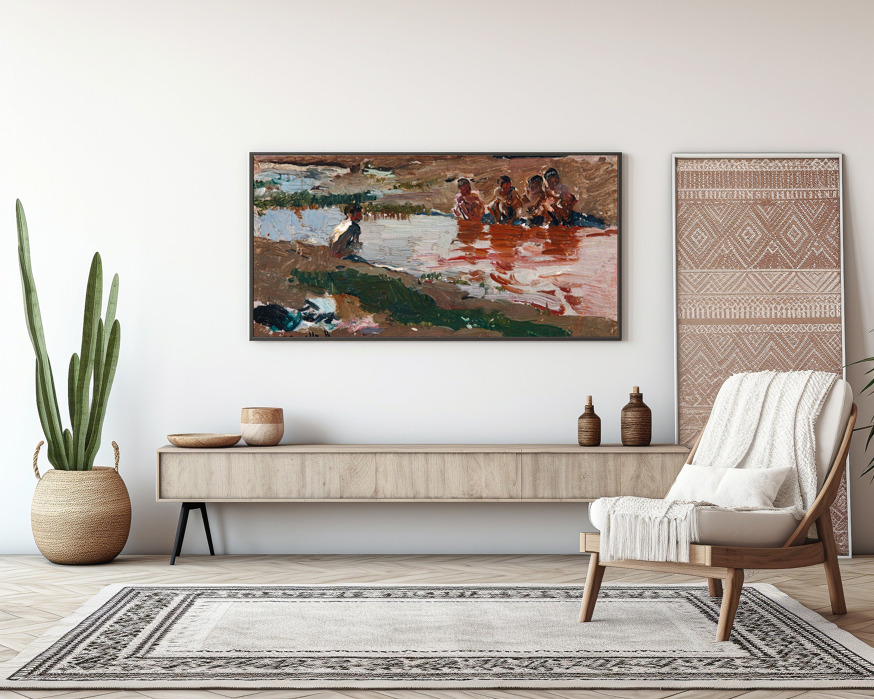 Joaquín Sorolla — At the Riverside | Fine Art Print