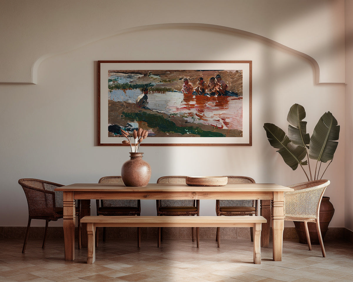 Joaquín Sorolla — At the Riverside | Fine Art Print
