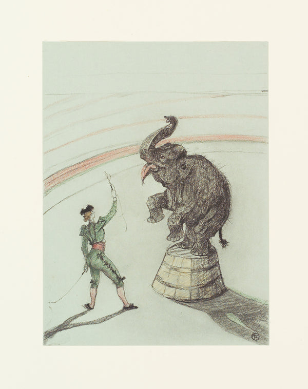 Henri de Toulouse-Lautrec — Au Cirque: Éléphant en liberté | Fine Art Print