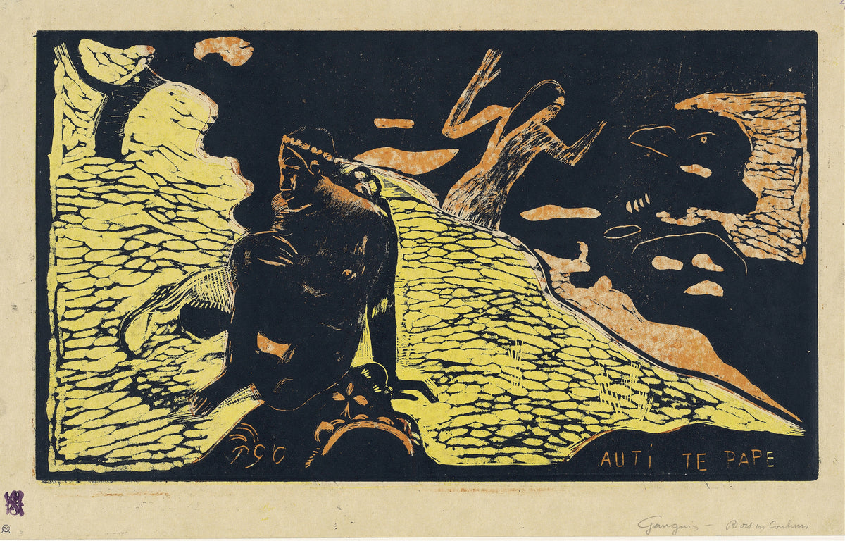 Paul Gauguin — Auti te Pape (Women at the River) | Woodcut Print