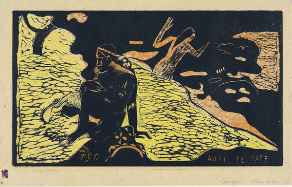 Paul Gauguin — Auti te Pape (Women at the River) | Woodcut Print