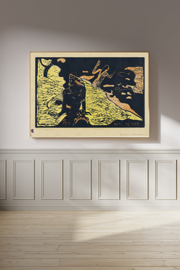 Paul Gauguin — Auti te Pape (Women at the River) | Woodcut Print