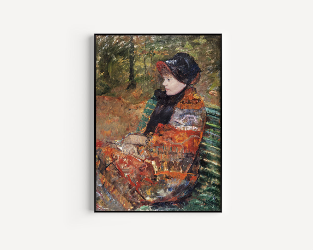 Mary Cassatt — Autumn, Portrait of Lydia Cassatt | Fine Art Print