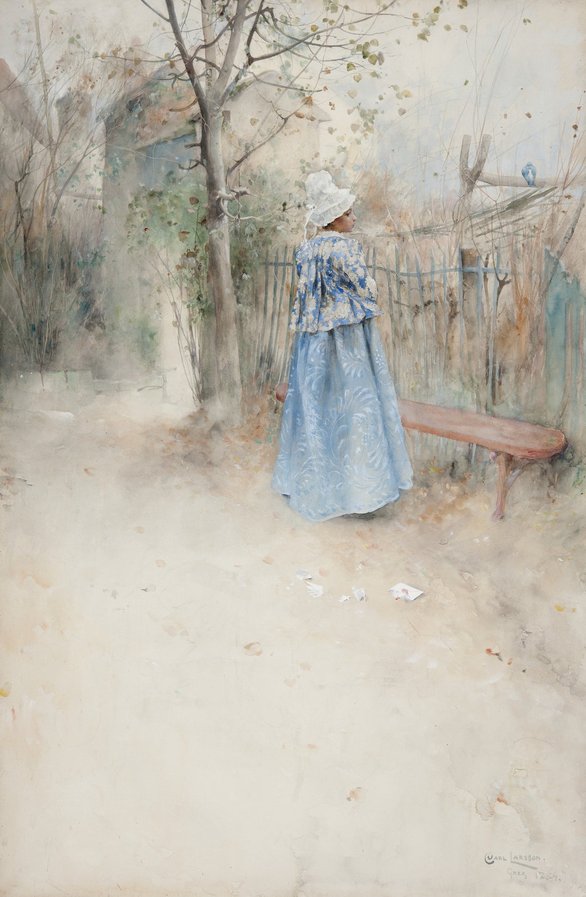 Carl Larsson — Autumn | Swedish Watercolour Print