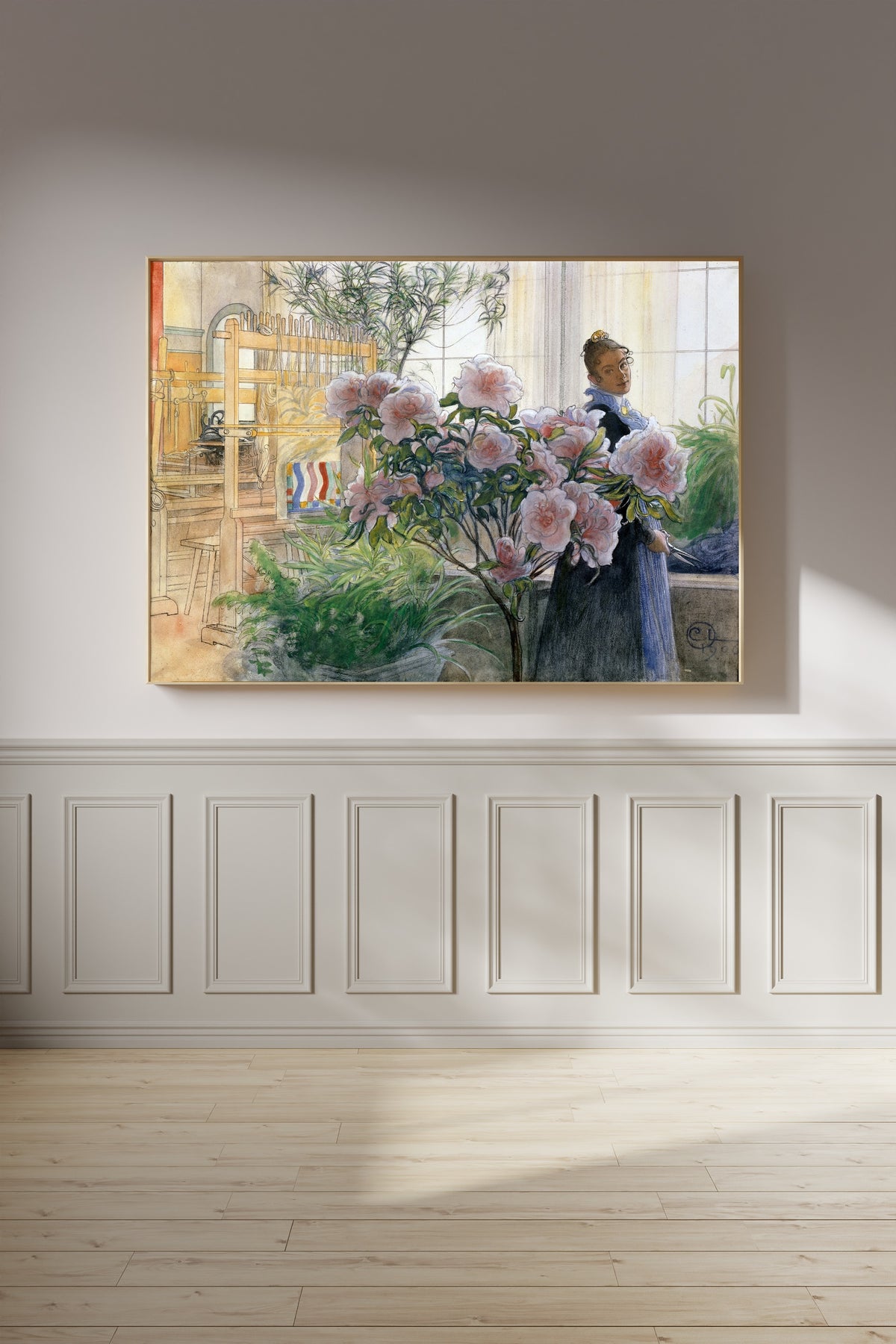 Carl Larsson — Azalea | Swedish Watercolour Print