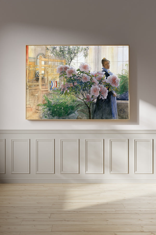 Carl Larsson — Azalea | Swedish Watercolour Print