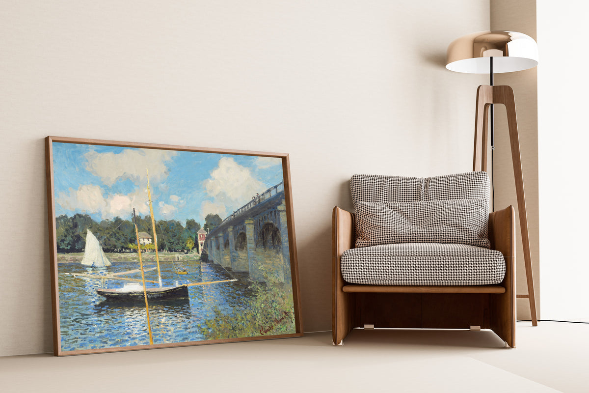 Claude Monet — The Bridge at Argenteuil | Fine Art Print