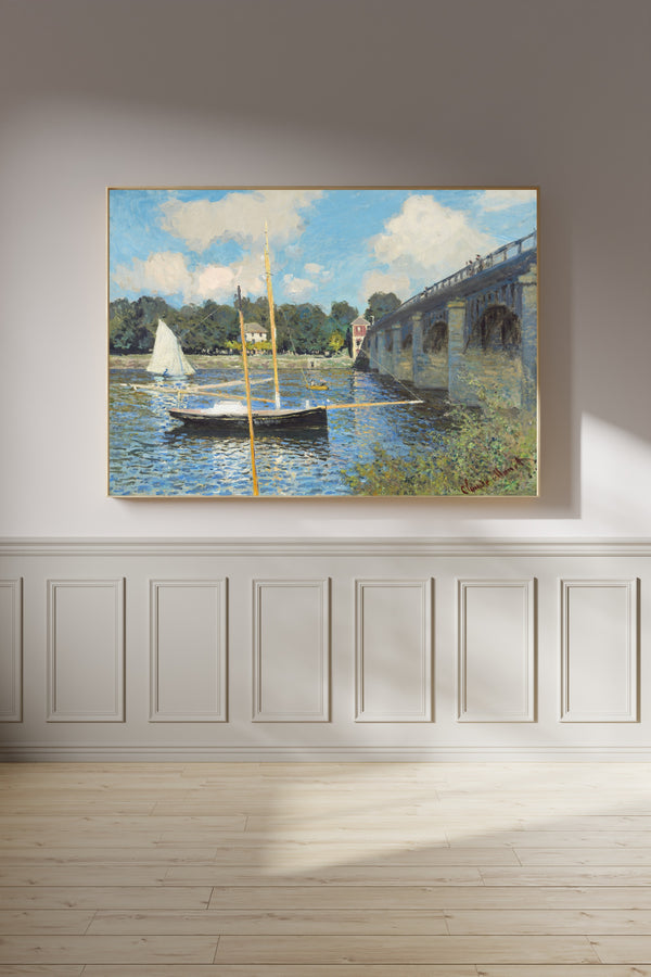 Claude Monet — The Bridge at Argenteuil | Fine Art Print