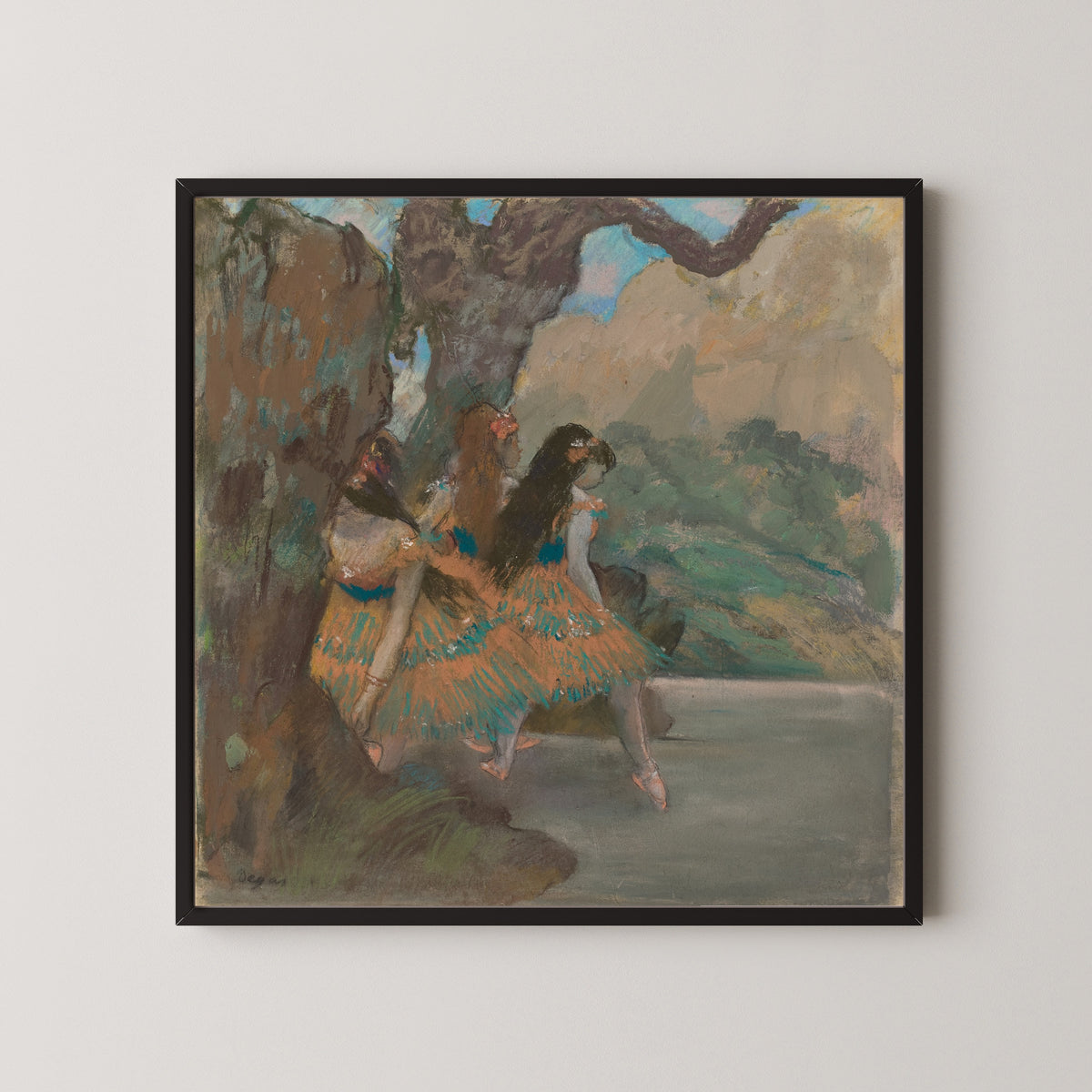 Edgar Degas — Ballet Dancers (Orange Skirts) | Fine Art Print