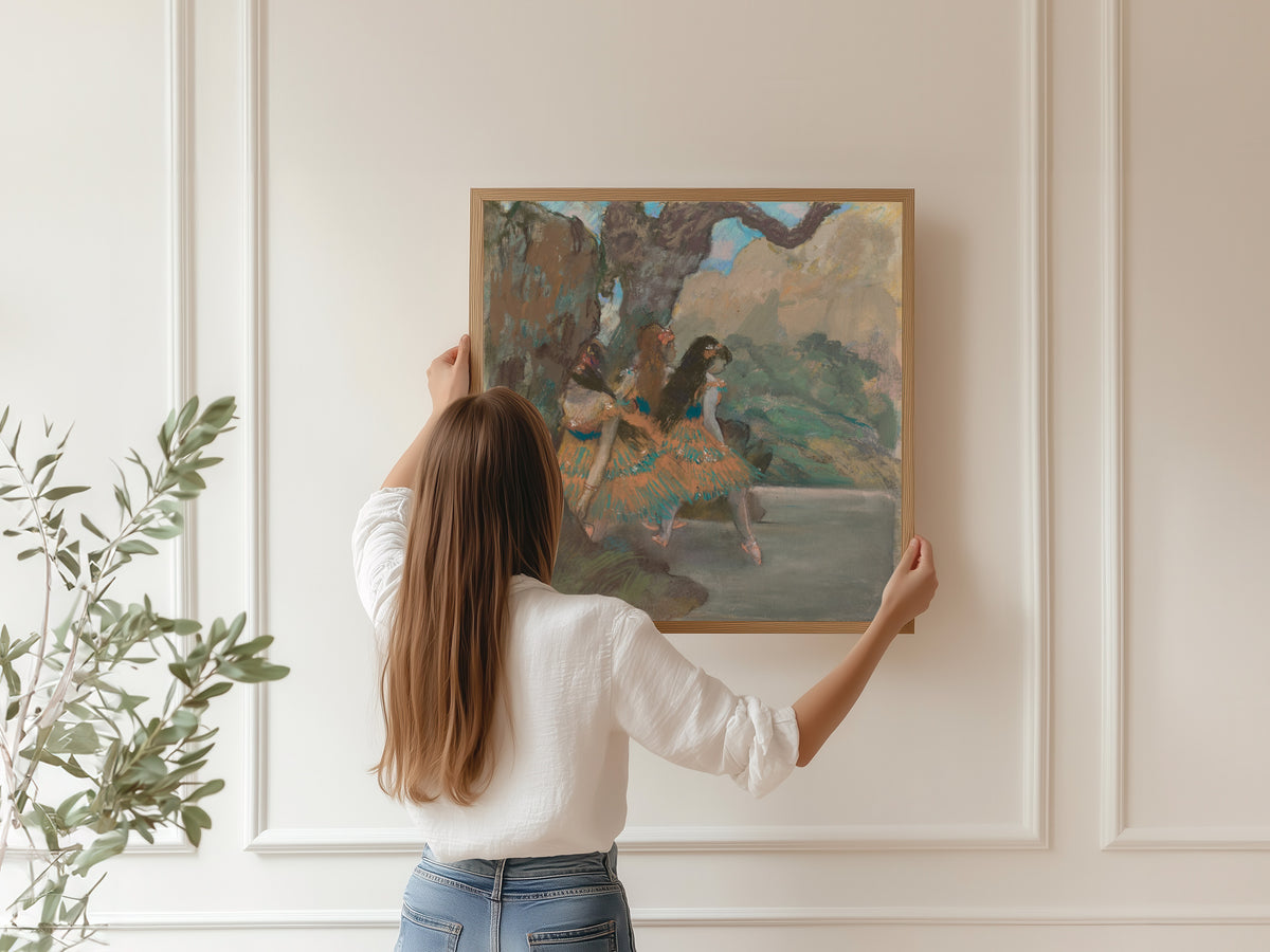Edgar Degas — Ballet Dancers (Orange Skirts) | Fine Art Print