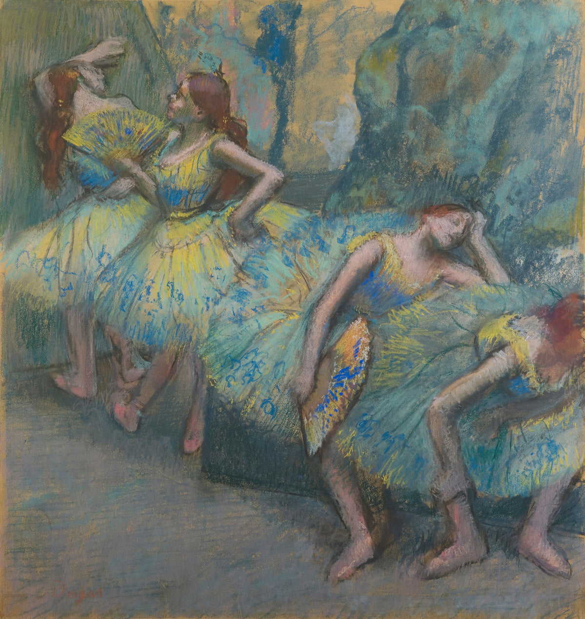 Edgar Degas — Ballet Dancers in the Wings | Fine Art Print