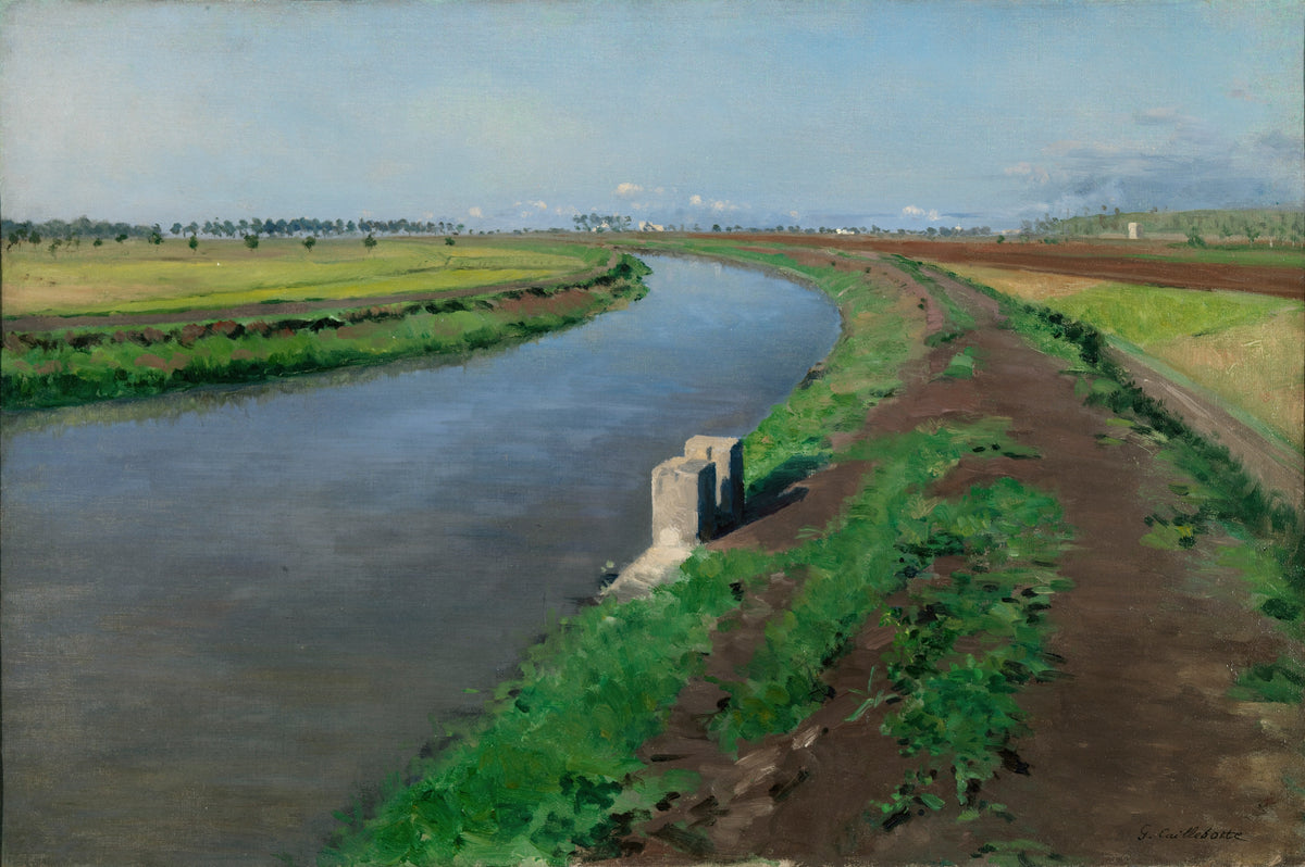 Gustave Caillebotte — Banks of a Canal, near Naples | Fine Art Print