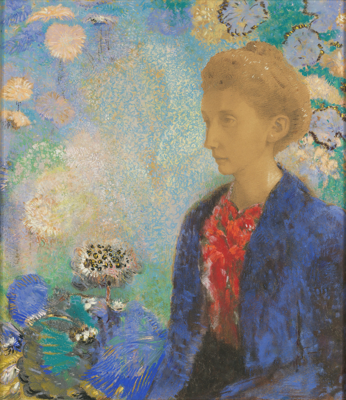 Odilon Redon — Baronne de Domecy | Symbolist Art Print