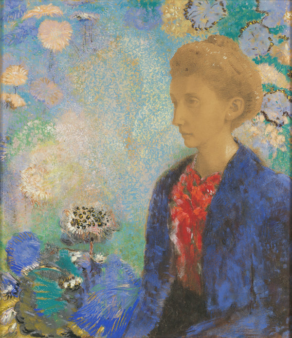Odilon Redon — Baronne de Domecy | Symbolist Art Print