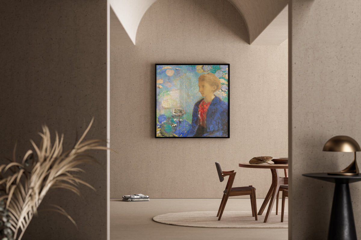 Odilon Redon — Baronne de Domecy | Symbolist Art Print