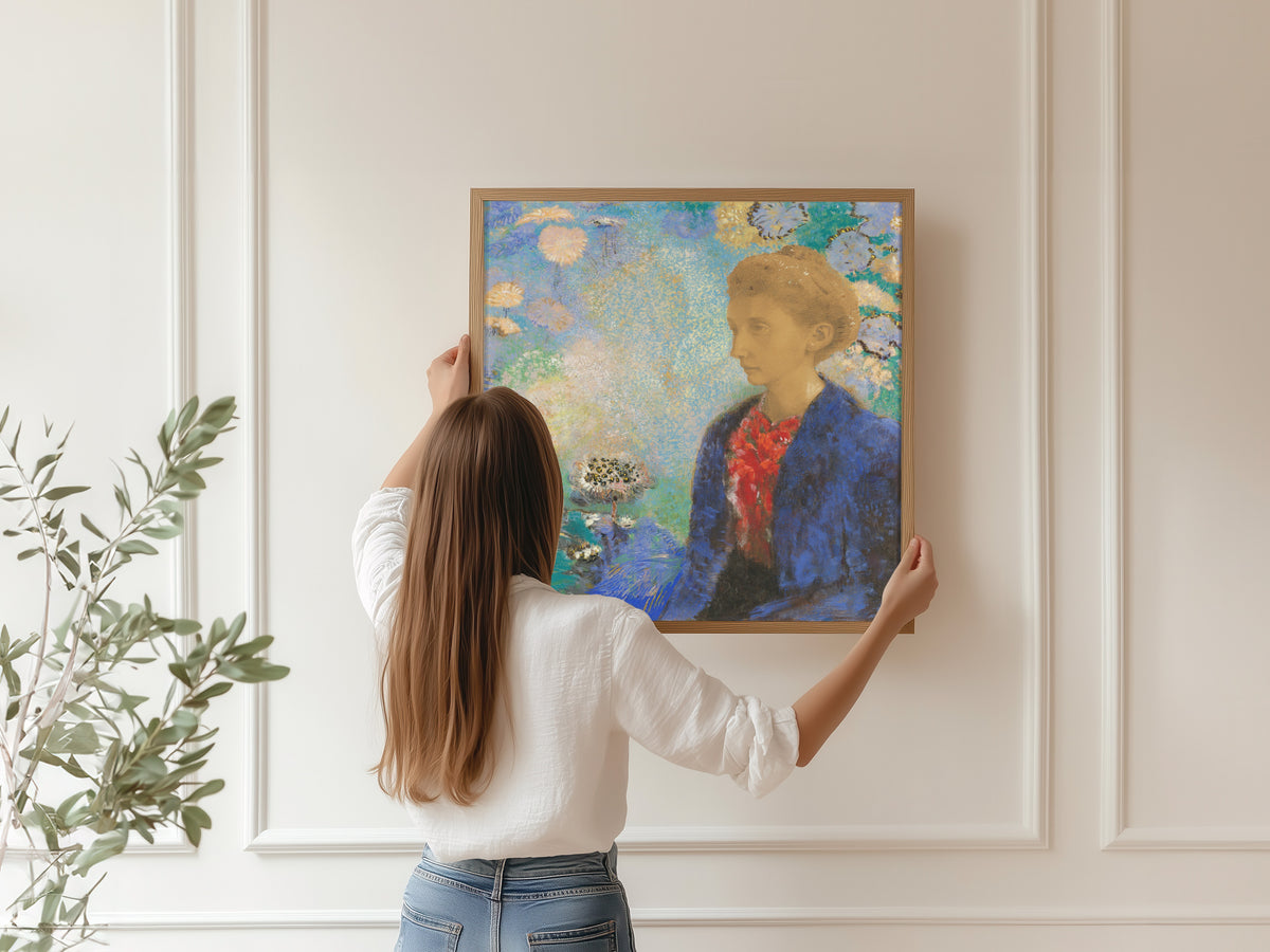 Odilon Redon — Baronne de Domecy | Symbolist Art Print