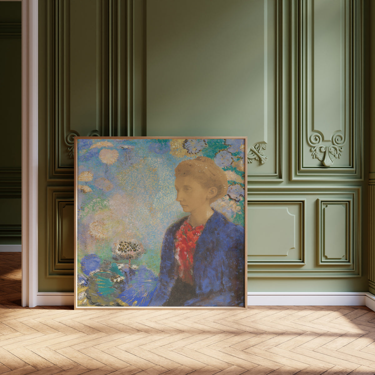 Odilon Redon — Baronne de Domecy | Symbolist Art Print