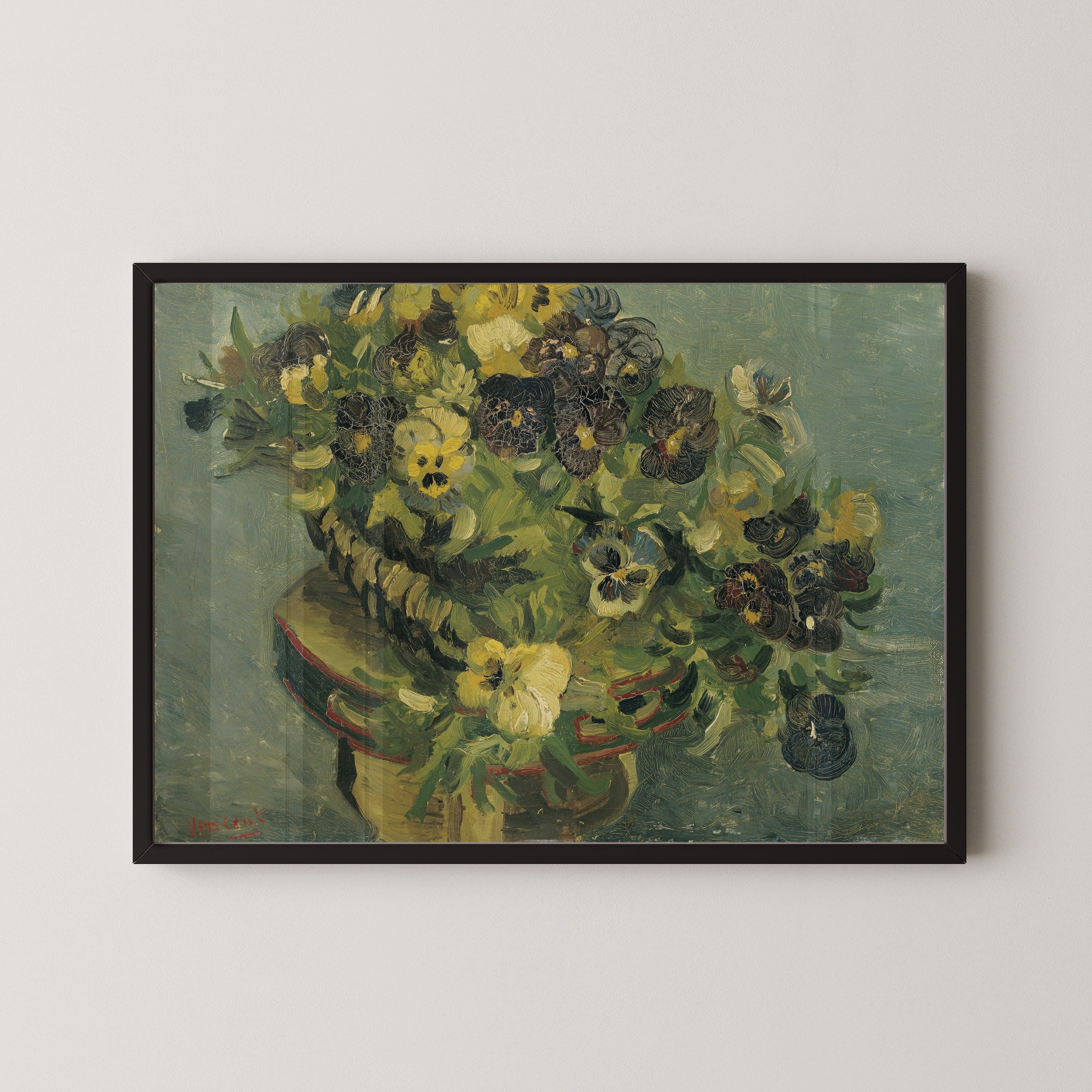 Vincent van Gogh — Basket of Pansies | Fine Art Print