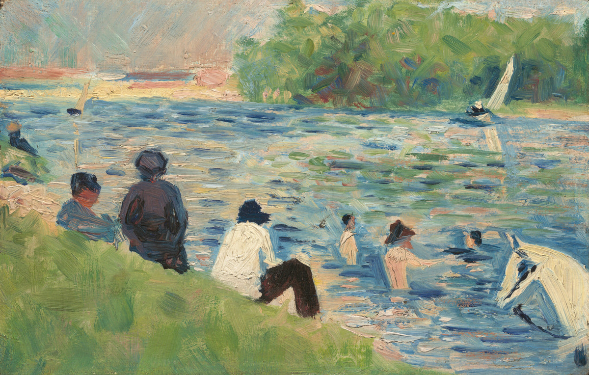 Georges Seurat — Bathers (Study for "Bathers at Asnières") | Fine Art Print