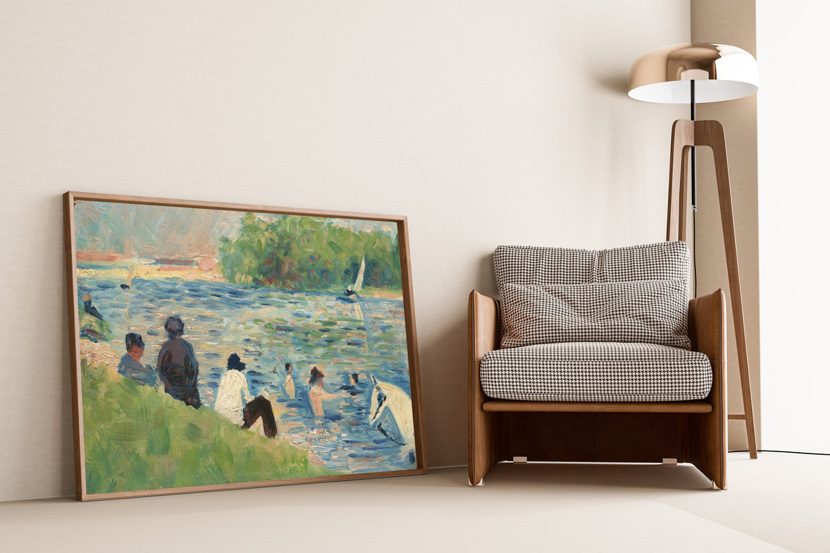 Georges Seurat — Bathers (Study for "Bathers at Asnières") | Fine Art Print