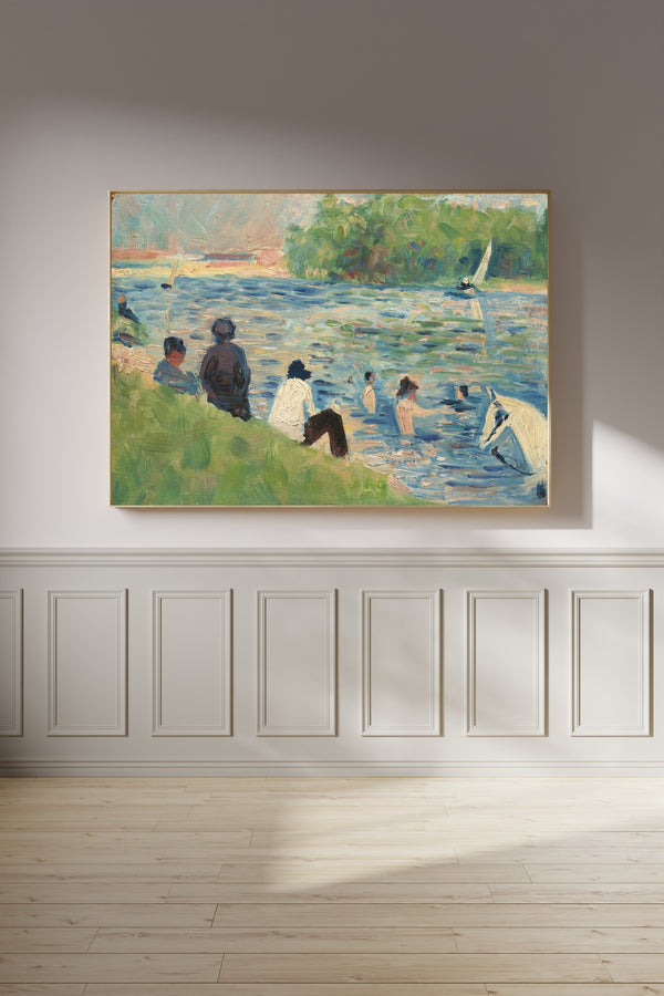 Georges Seurat — Bathers (Study for "Bathers at Asnières") | Fine Art Print