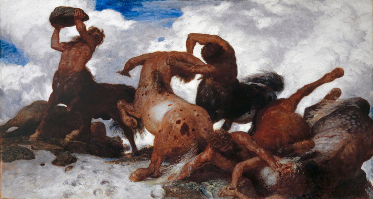 Arnold Böcklin — Battle of the Centaurs | Symbolist Art Print