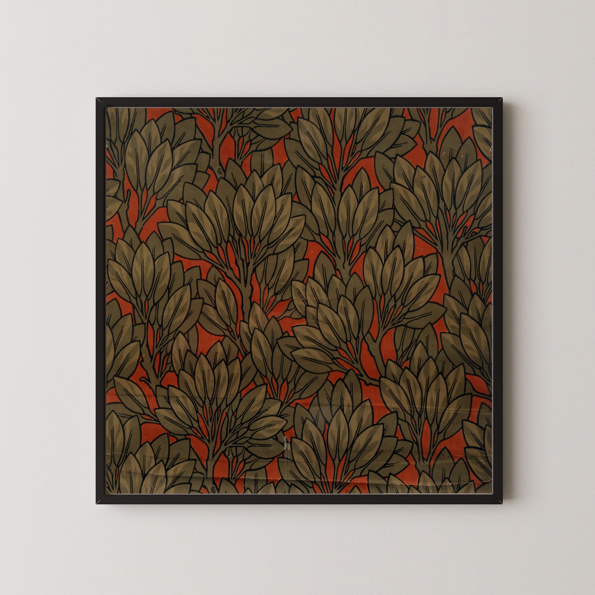 Arthur Heygate Mackmurdo — Bay Leaf | Ornament Plate Print