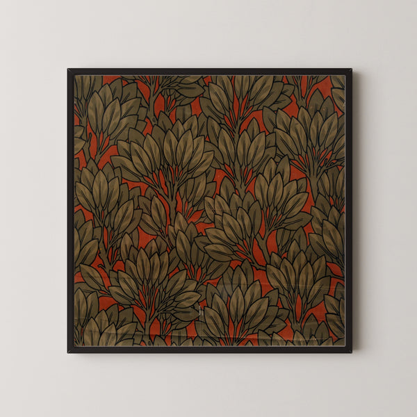 Arthur Heygate Mackmurdo — Bay Leaf | Ornament Plate Print