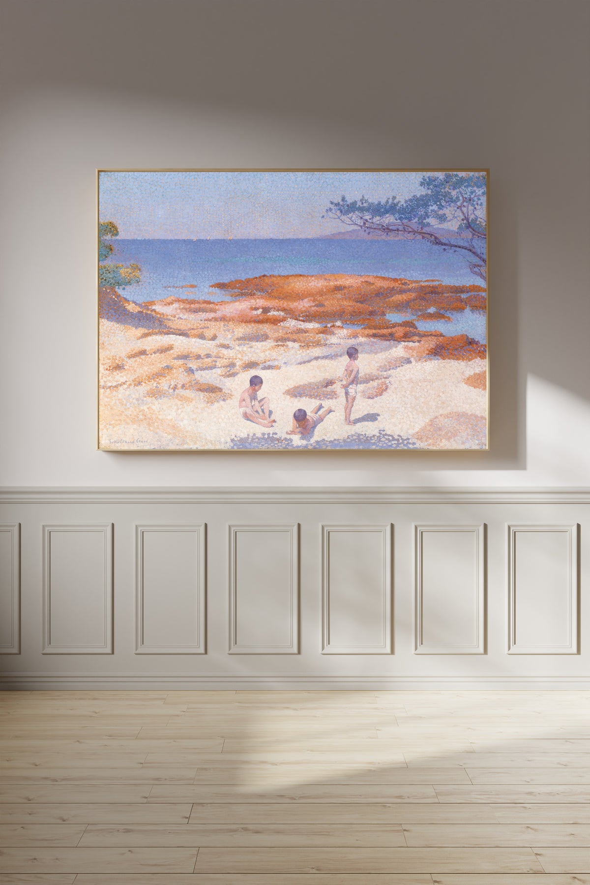 Henri-Edmond Cross — Beach at Cabasson (Baigne-Cul) | Fine Art Print