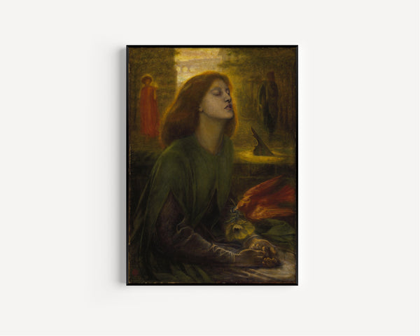 Dante Gabriel Rossetti — Beata Beatrix | Symbolist Art Print
