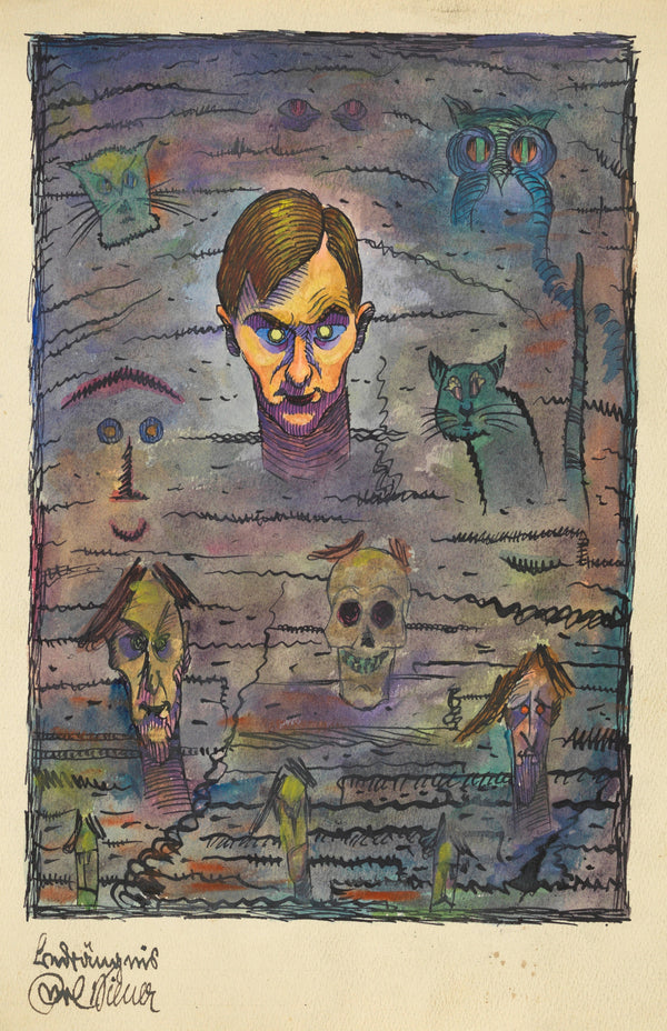 Karl Wiener — Bedrängnis (Distress) | Surreal Art Print