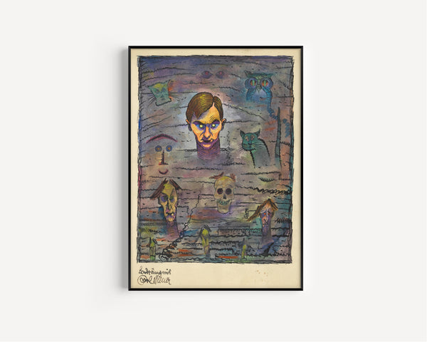 Karl Wiener — Bedrängnis (Distress) | Surreal Art Print