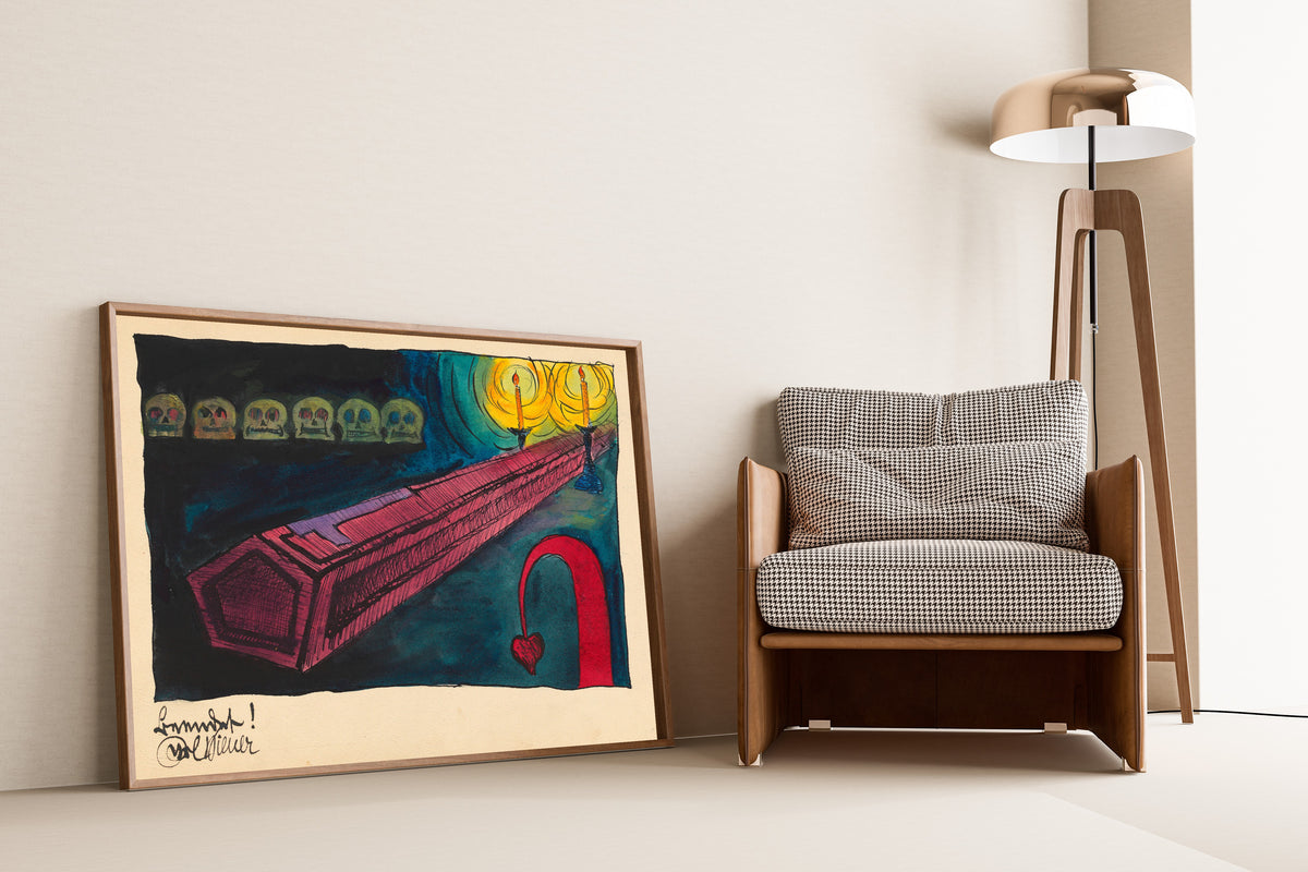 Karl Wiener — Beendet (Finished) | Surreal Art Print