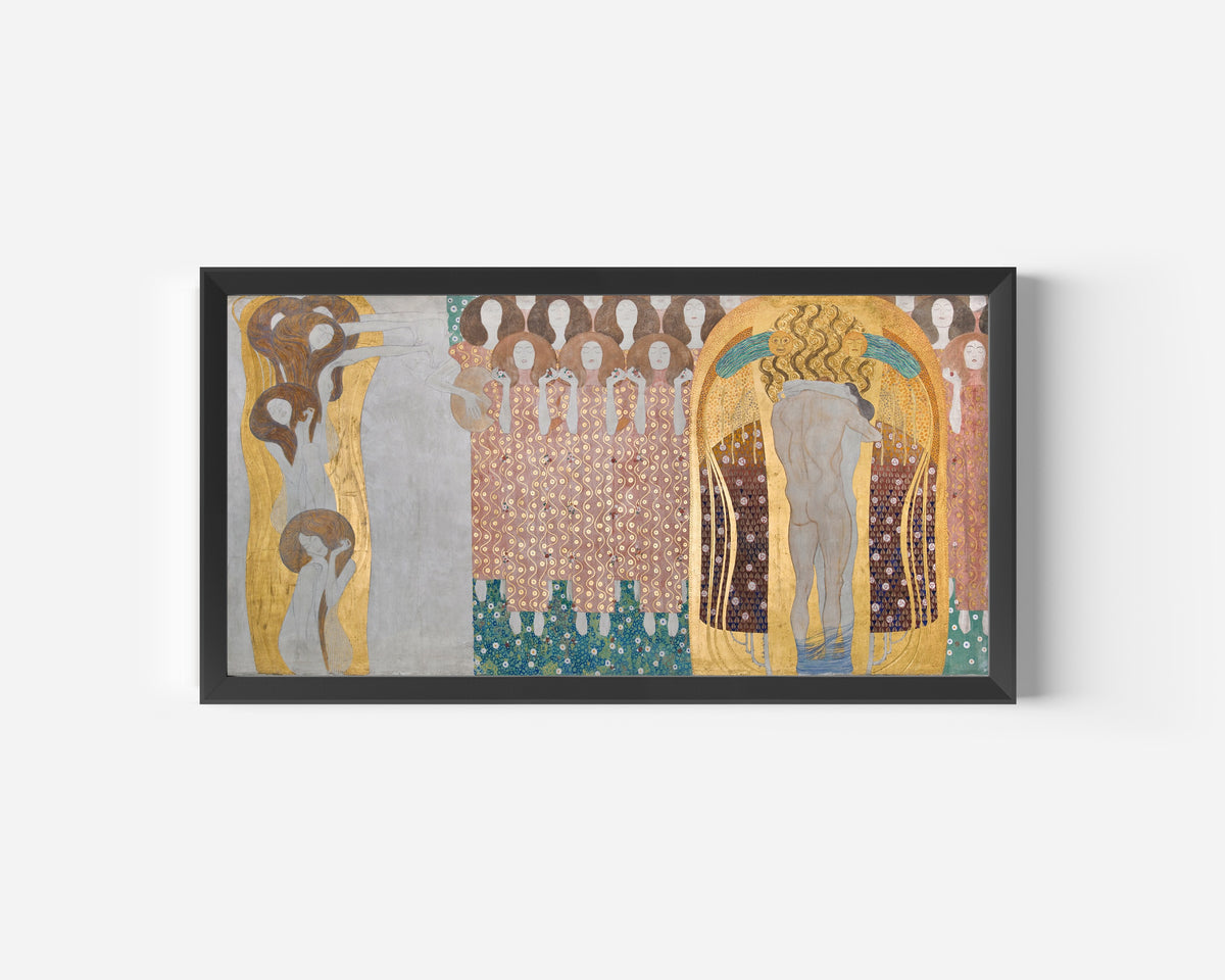 Gustav Klimt — Beethoven Frieze: The Arts, Paradise Choir and Embrace | Fine Art Print