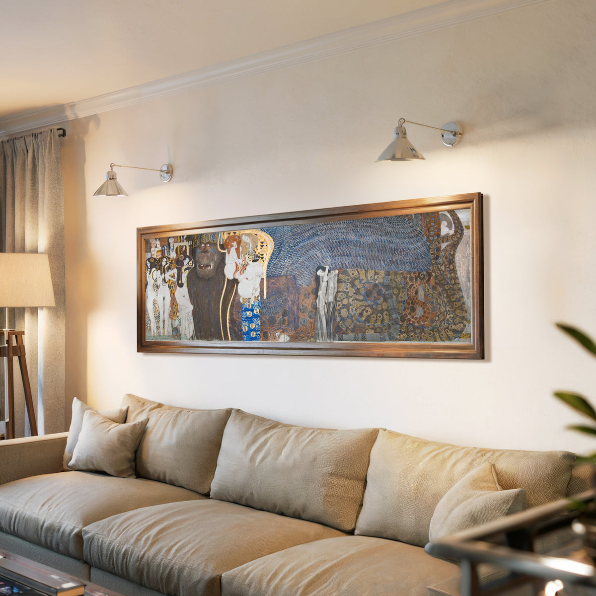Gustav Klimt — Beethoven Frieze: The Hostile Forces | Fine Art Print