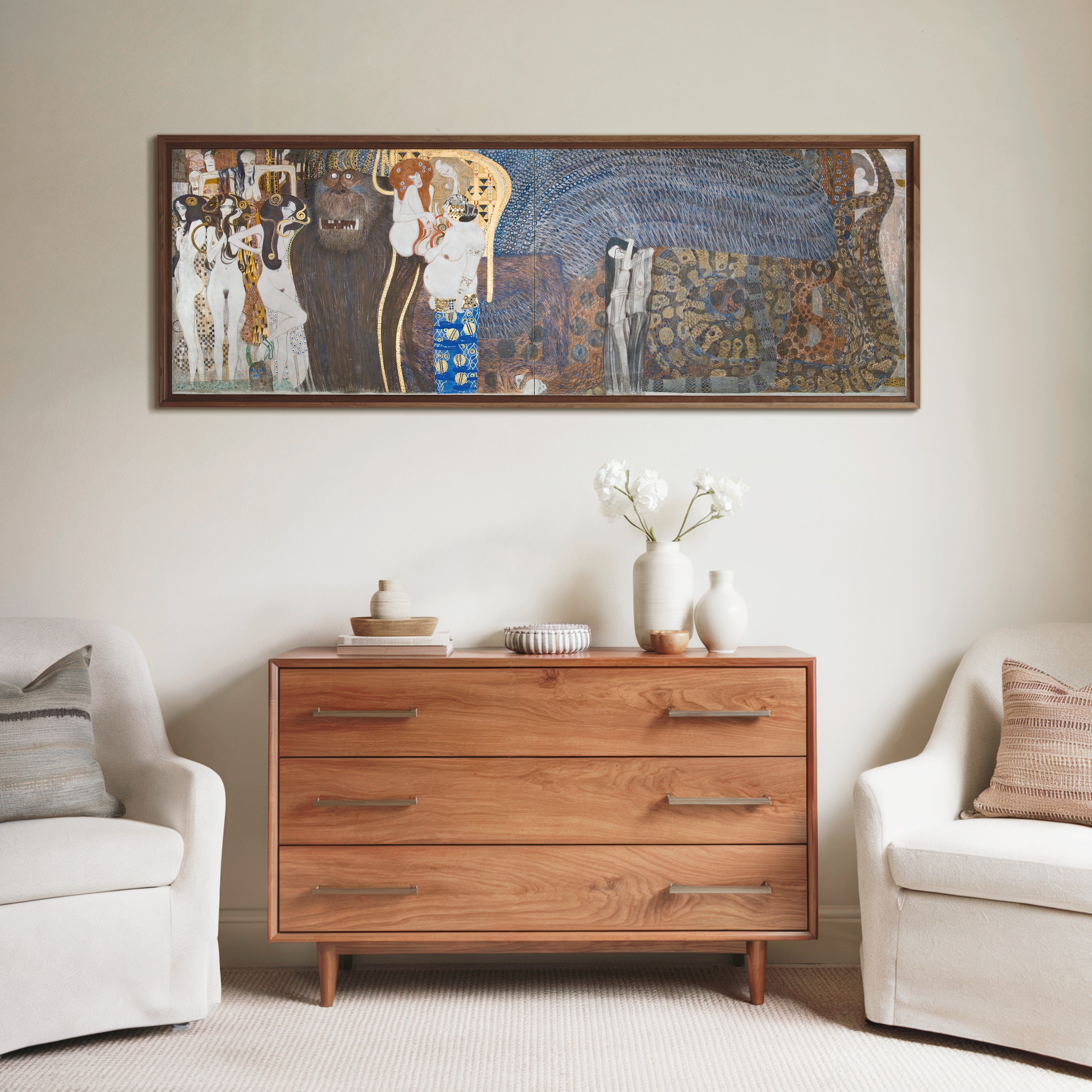 Gustav Klimt — Beethoven Frieze: The Hostile Forces | Fine Art Print