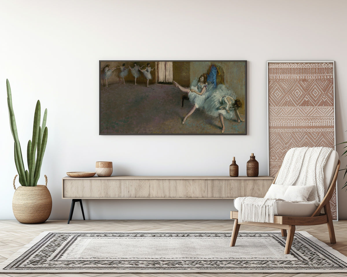 Edgar Degas — Before the Ballet | Fine Art Print