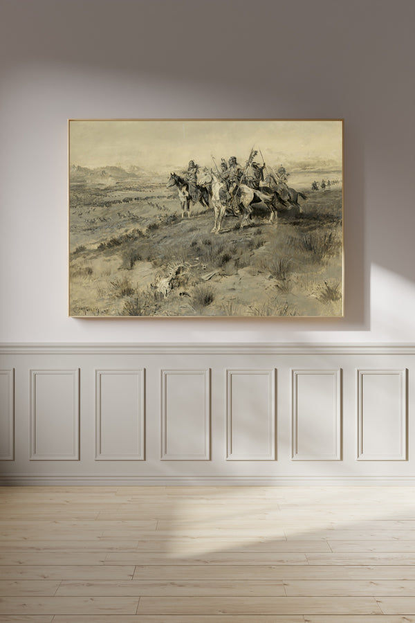 Charles M. Russell — Before the White Man Came | Western Art Print