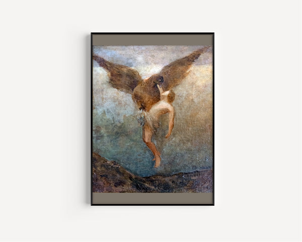 Odilon Redon — L'enlèvement de Ganymède | Symbolist Art Print