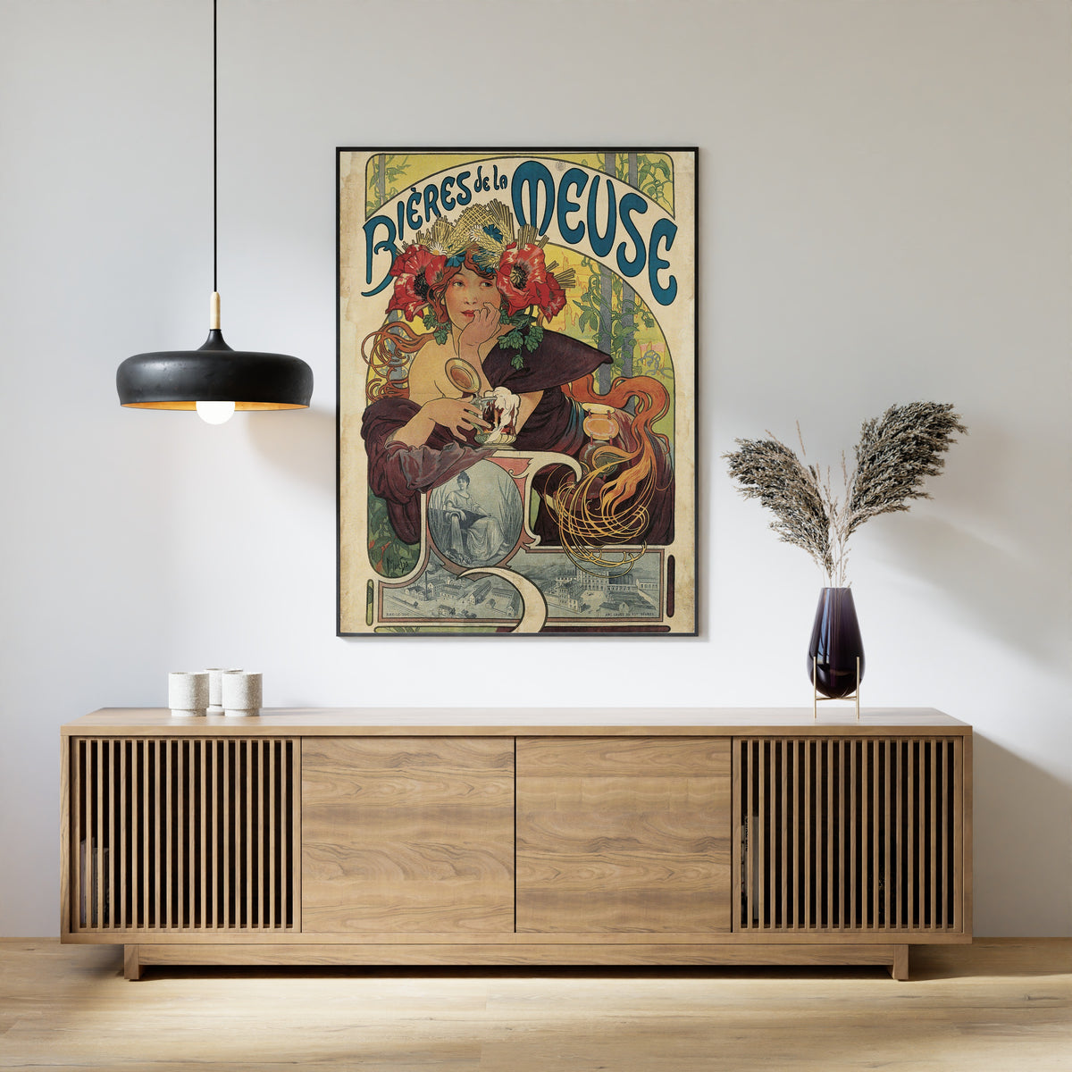 Alphonse Mucha — Bières de la Meuse | Vintage Poster Print