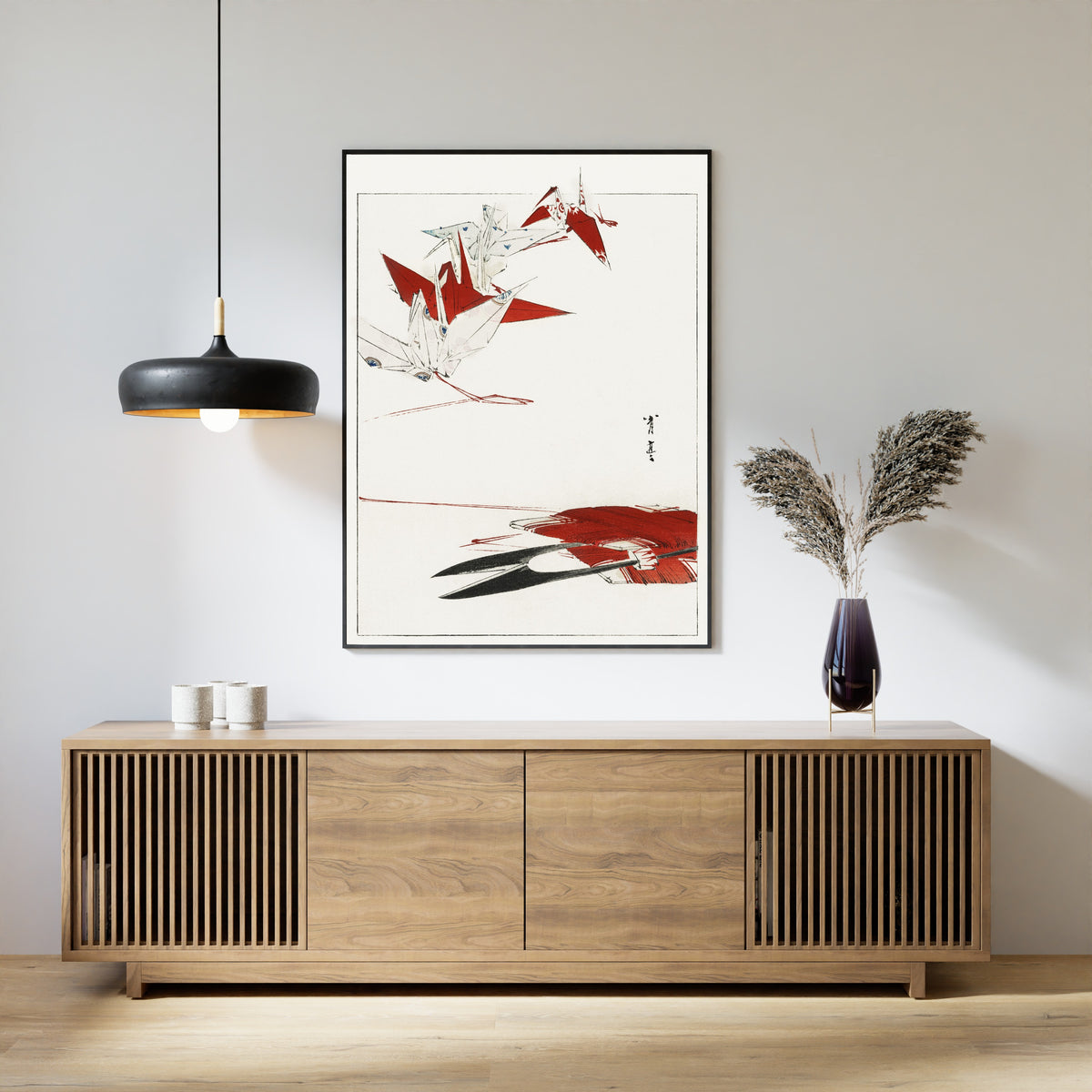 Watanabe Seitei — Bird Origami | Japanese Woodblock Print