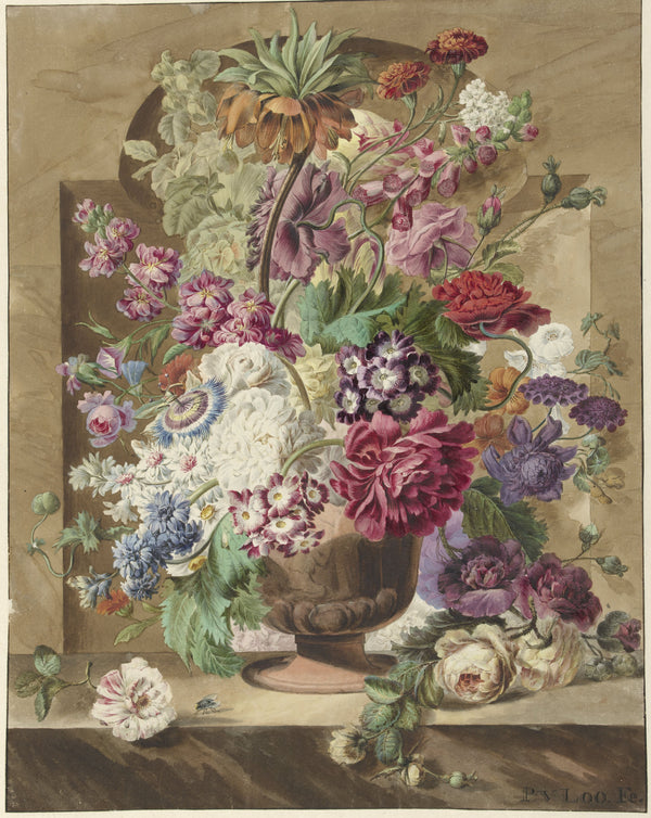 Pieter van Loo — Bloemstuk | Fine Art Print