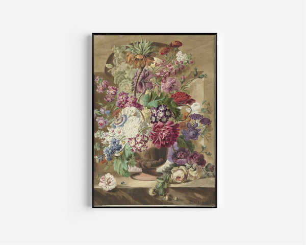 Pieter van Loo — Bloemstuk | Fine Art Print